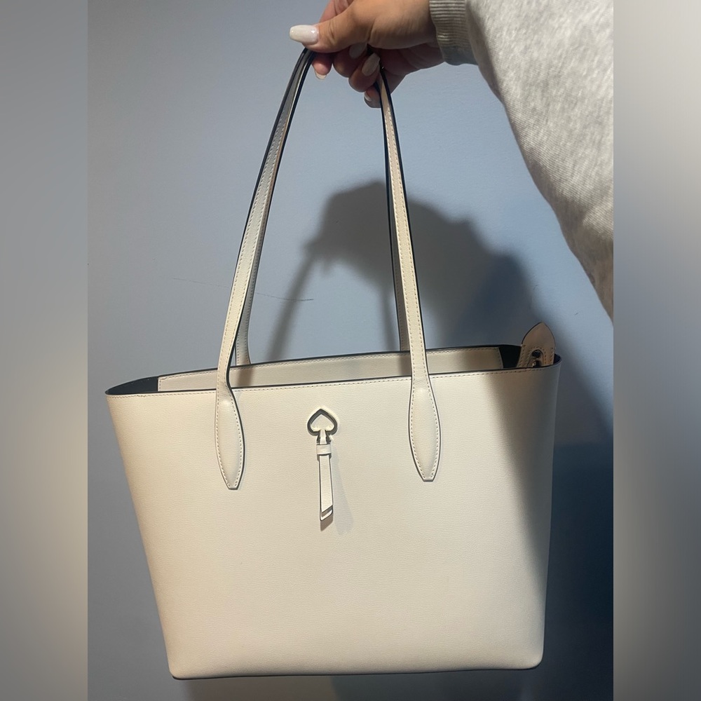 Kate Spade purse. Large, white. - Picture 1 of 2